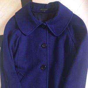 Theory purple wool peacoat - Large